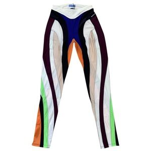 SOLD! Mugler spiral paneled leggings size 42 FR, authentic